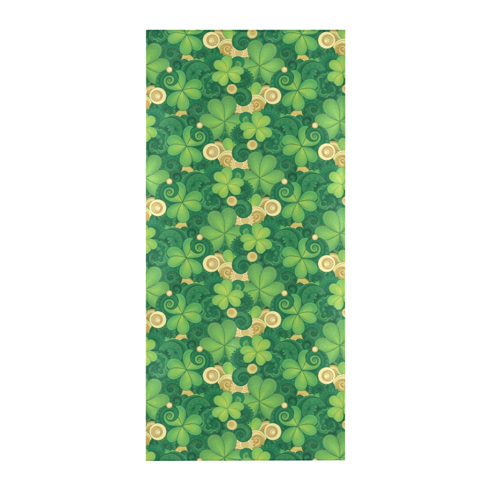 Shamrock Print Design LKS301 Beach Towel 32" x 71"