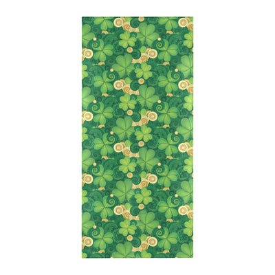 Shamrock Print Design LKS301 Beach Towel 32" x 71"