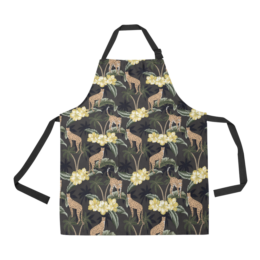 Cheetah Pattern Print Design 04 Apron with Pocket