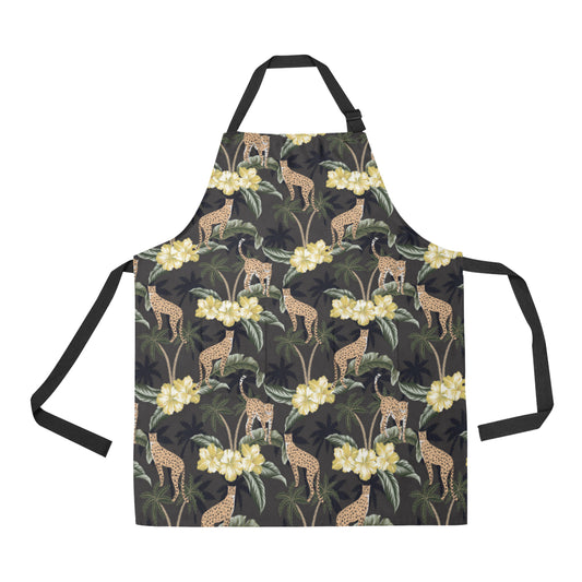 Cheetah Pattern Print Design 04 Apron with Pocket