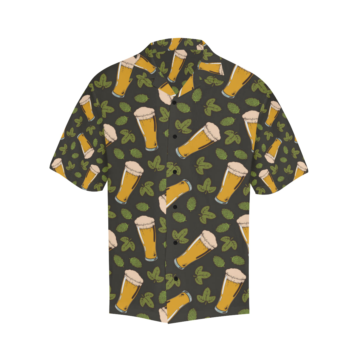 Beer Iris Pattern Print Design 02 Men's Hawaiian Shirt