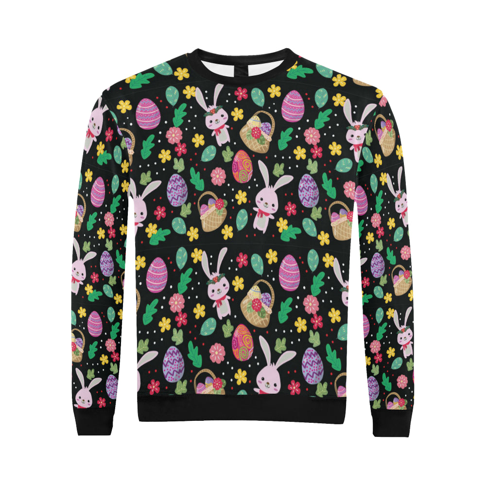 Easter Eggs Pattern Print Design RB05 Men Long Sleeve Sweatshirt