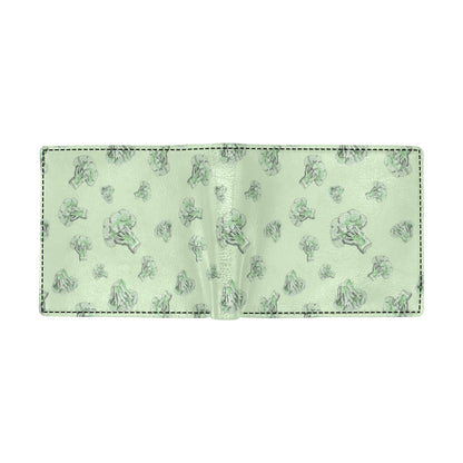 Broccoli Pattern Print Design 05 Men's ID Card Wallet