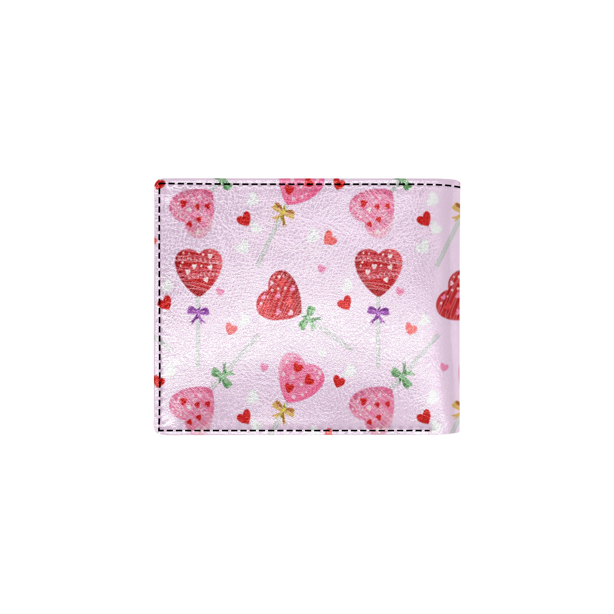 Lollipop Pattern Print Design LL07 Men's ID Card Wallet