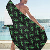 lizard Print Design LKS401 Beach Towel 32" x 71"