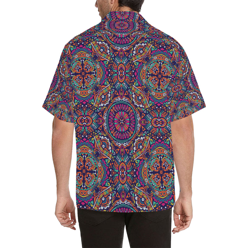 Boho Pattern Print Design 06 Men's Hawaiian Shirt