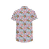 Christian Pattern Print Design 03 Men's Short Sleeve Button Up Shirt