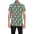 Alien Pattern Print Design 02 Men's Short Sleeve Button Up Shirt