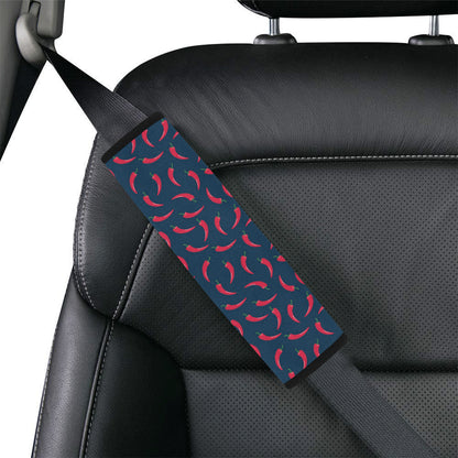Chilli Pepper Pattern Print Design 03 Car Seat Belt Cover