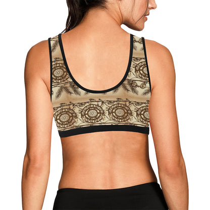 Dream catcher vintage native Sports Bra