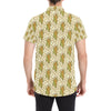 Corn Pattern Print Design 01 Men's Short Sleeve Button Up Shirt