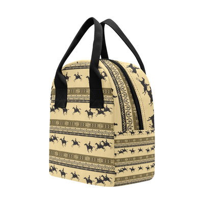 Horse Pattern Prnt Insulated Lunch Bag