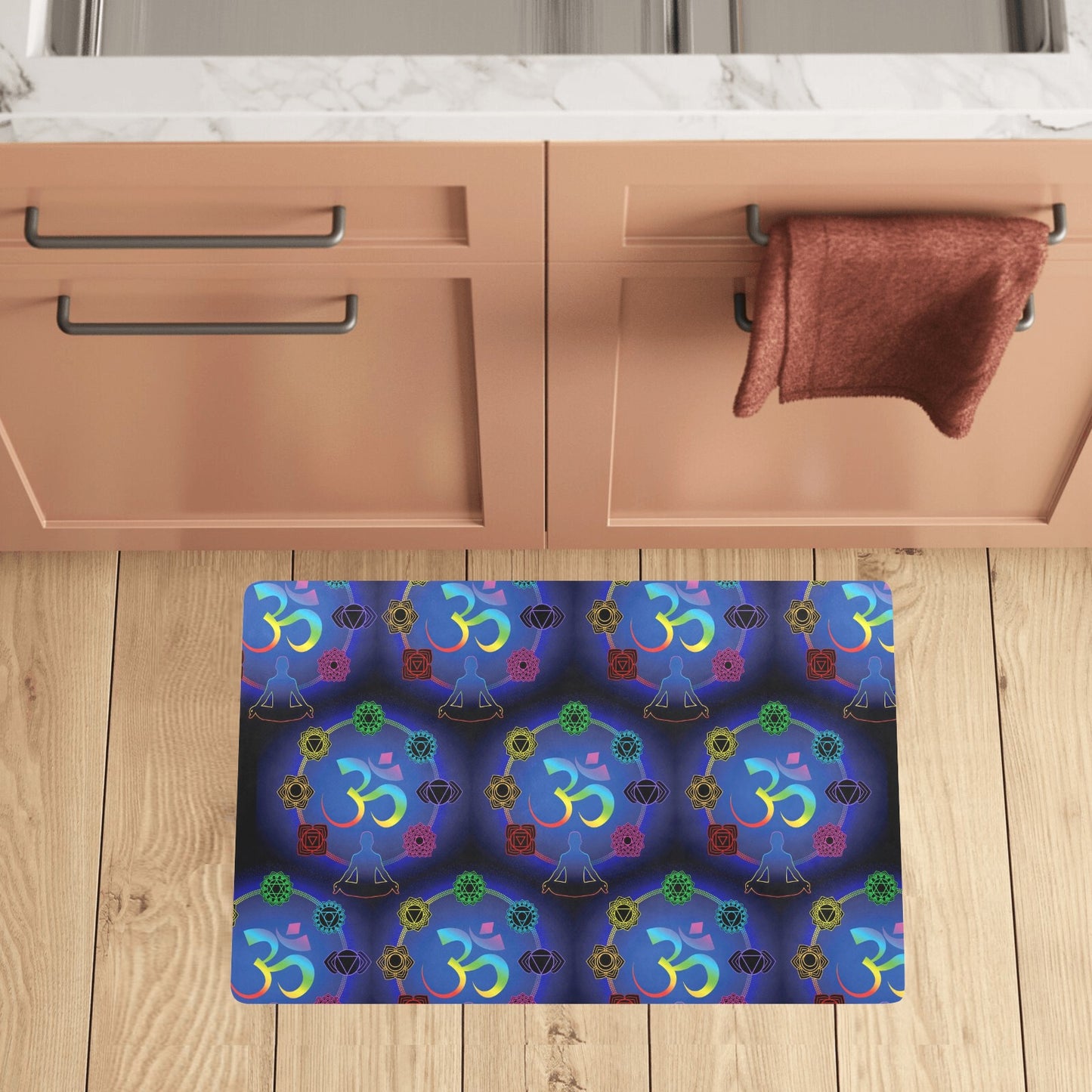 Chakra Zen Yoga OM Kitchen Mat