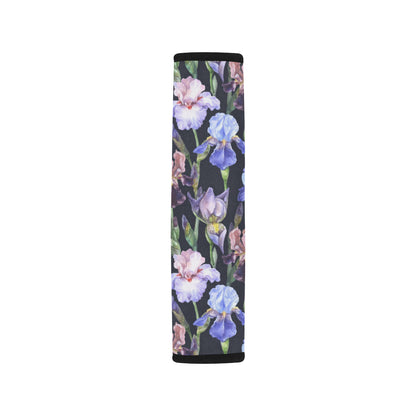 Iris Pattern Print Design IR04 Car Seat Belt Cover
