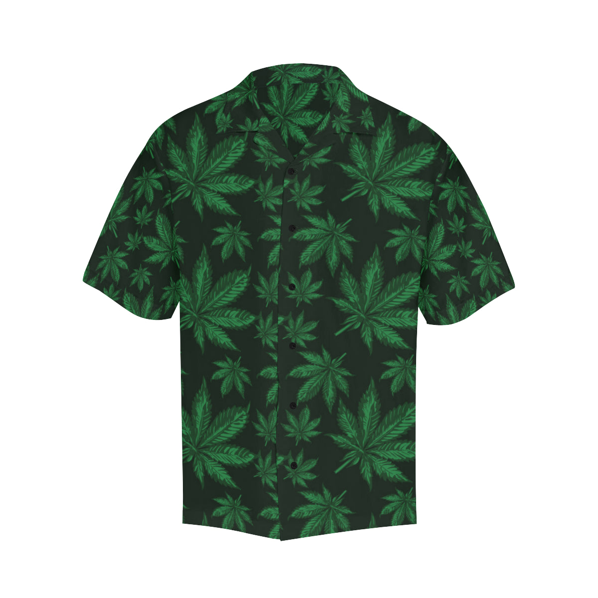 Pot Leaf Pattern Print Design A04 Men's Hawaiian Shirt