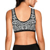 Polynesian Tattoo Pattern Sports Bra