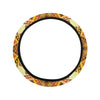 Native Pattern Print Design A09 Steering Wheel Cover with Elastic Edge