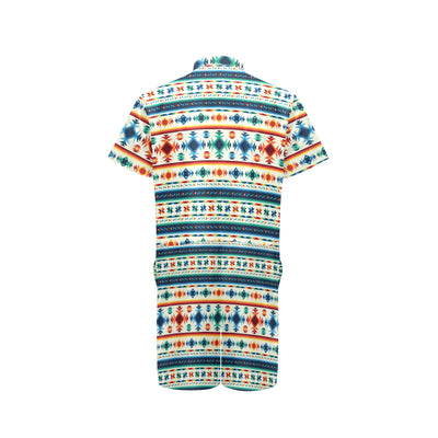 Aztec Pattern Print Design 02 Men's Romper