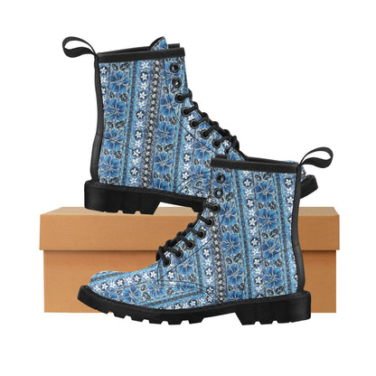 Hawaiian Themed Pattern Print Design H012 Women's Boots