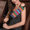 Mexican Blanket Colorful Print Pattern Car Seat Belt Cover