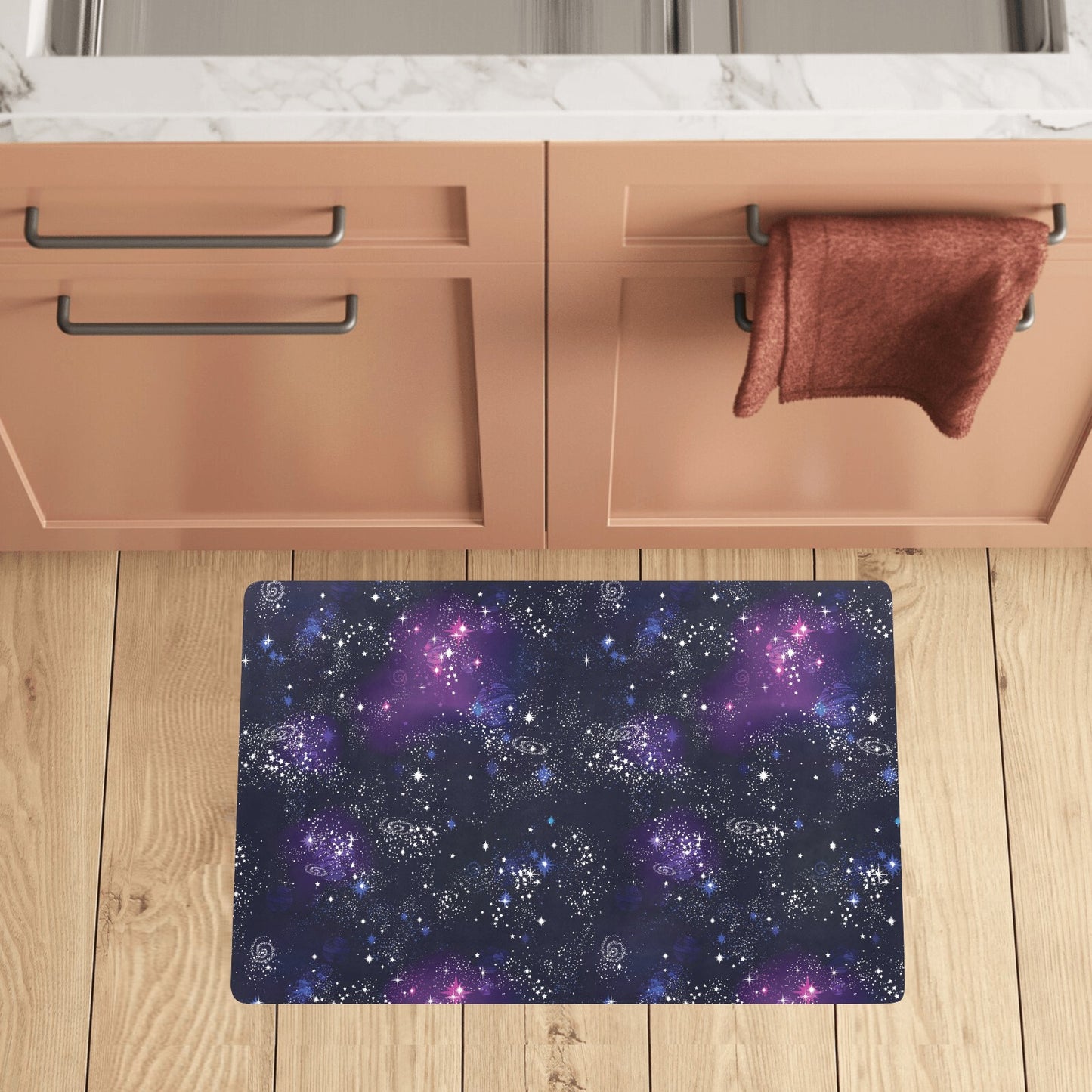 Cosmic Pattern Print Design 03 Kitchen Mat