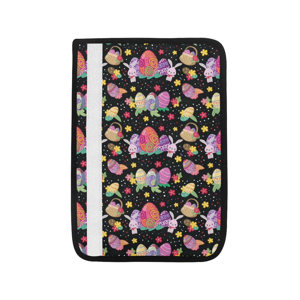 Easter Eggs Pattern Print Design RB06 Car Seat Belt Cover