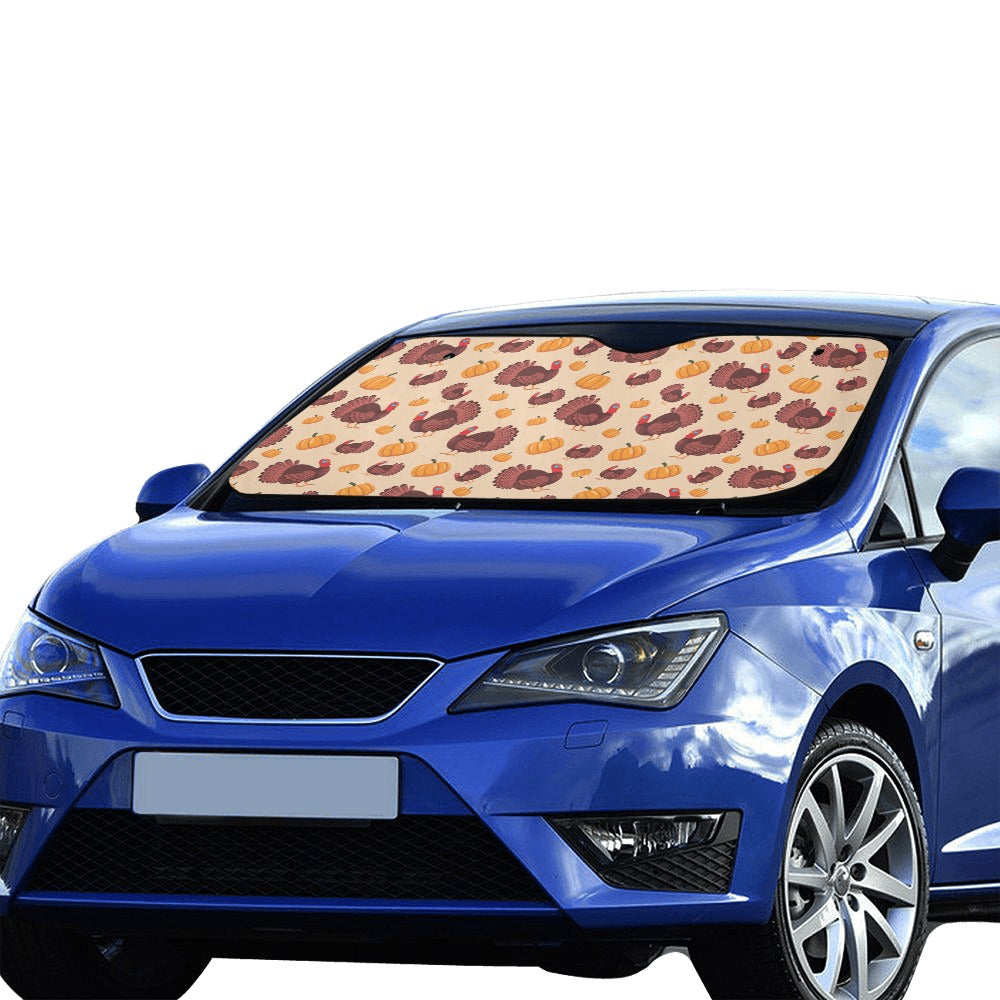 Thanksgiving Print Design LKS308 Car front Windshield Sun Shade
