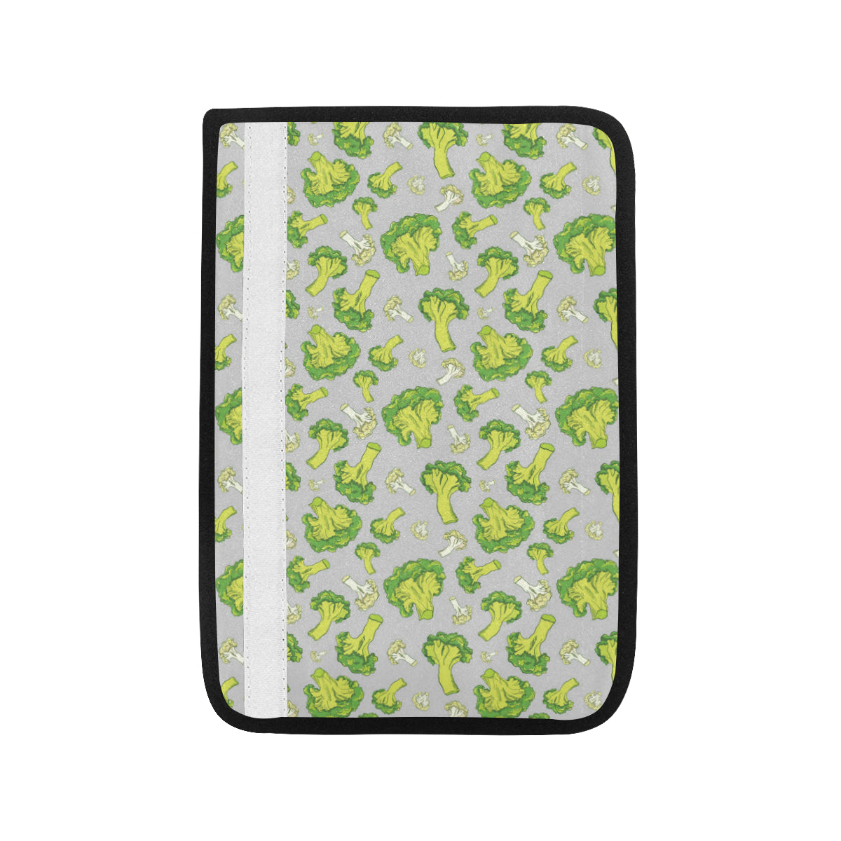 Broccoli Pattern Print Design 03 Car Seat Belt Cover