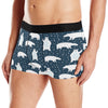 Polar Bear Pattern Print Design A02 Men's Boxer Briefs