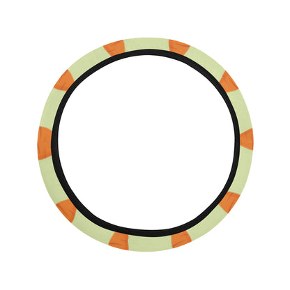 Carrot Pattern Print Design 02 Steering Wheel Cover with Elastic Edge