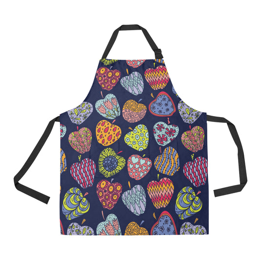 Apple Pattern Print Design AP05 Apron with Pocket