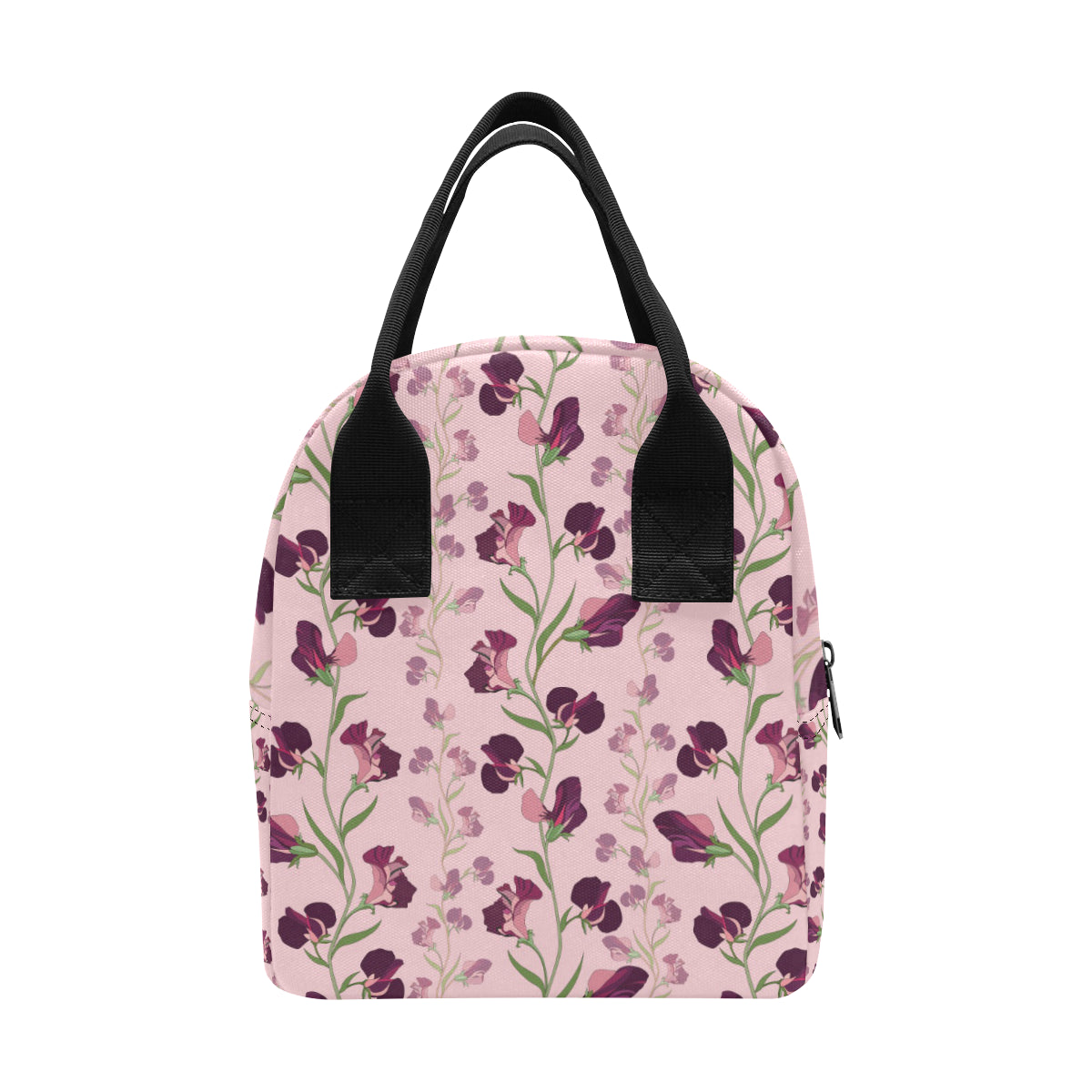 Peony Pattern Print Design PE09 Insulated Lunch Bag
