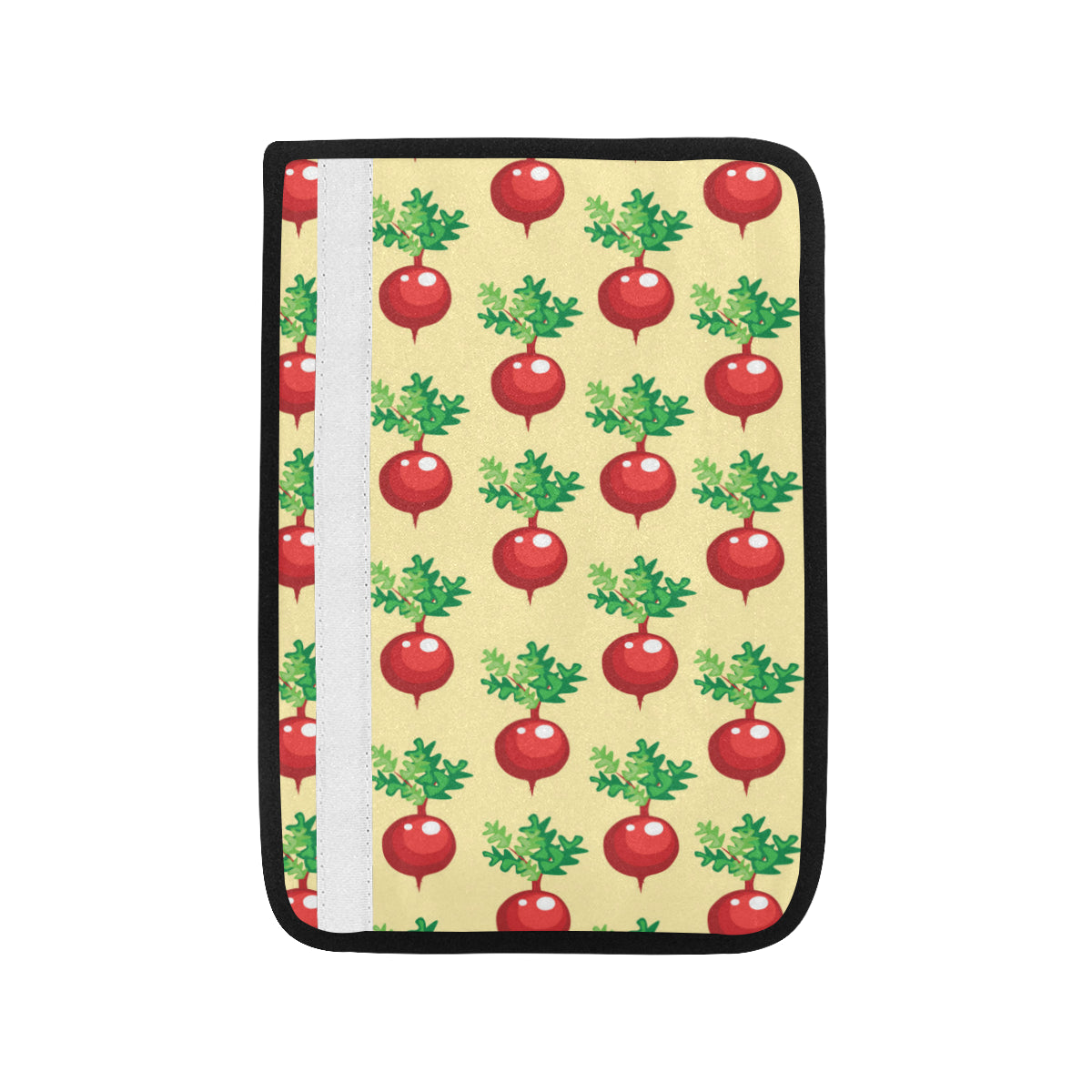 Radish Pattern Print Design A02 Car Seat Belt Cover