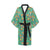 Camping Camper Pattern Print Design 05 Women's Short Kimono