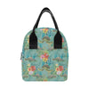 Sea Turtle Pattern Print Design T012 Insulated Lunch Bag