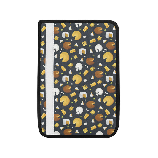 Cheese Pattern Print Design 03 Car Seat Belt Cover
