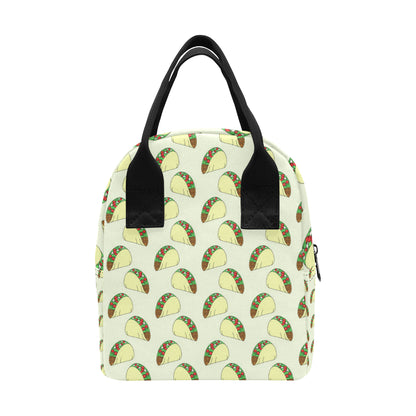 Taco Pattern Print Design TC05 Insulated Lunch Bag