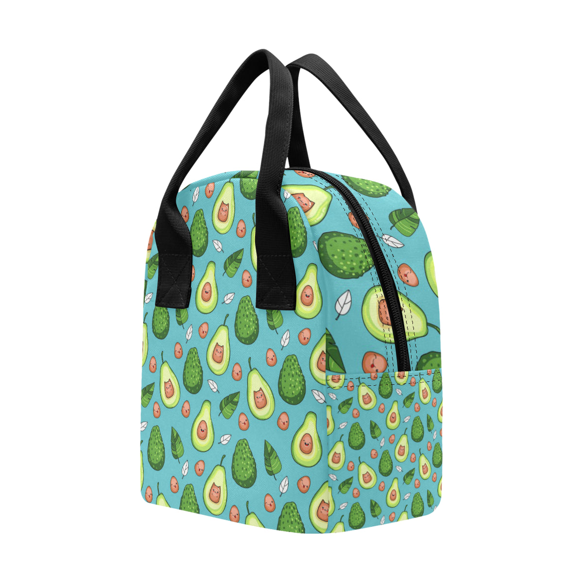 Avocado Pattern Print Design AC05 Insulated Lunch Bag