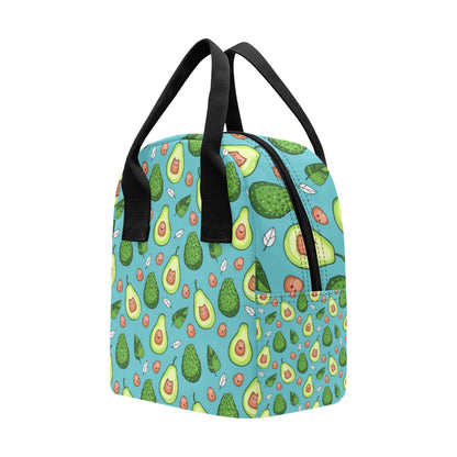 Avocado Pattern Print Design AC05 Insulated Lunch Bag