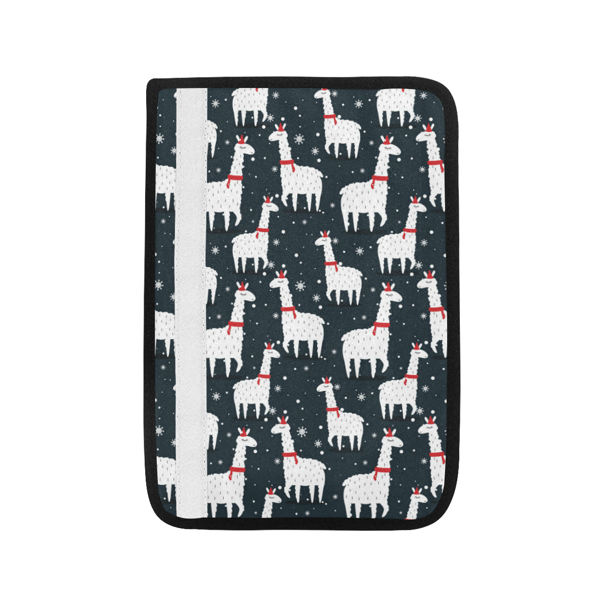 Alpaca Pattern Print Design 04 Car Seat Belt Cover