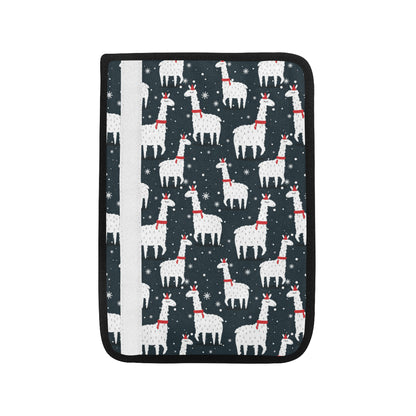 Alpaca Pattern Print Design 04 Car Seat Belt Cover