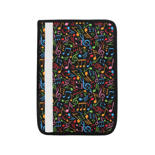 Music Note Colorful Themed Print Car Seat Belt Cover