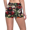 Summer Floral Pattern Print Design SF03 Yoga Shorts