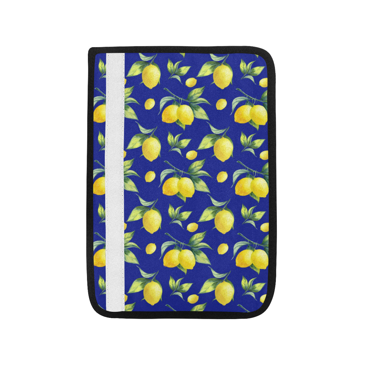 Lemon Pattern Print Design LM06 Car Seat Belt Cover