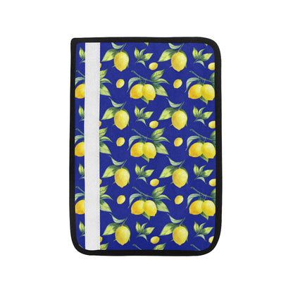 Lemon Pattern Print Design LM06 Car Seat Belt Cover