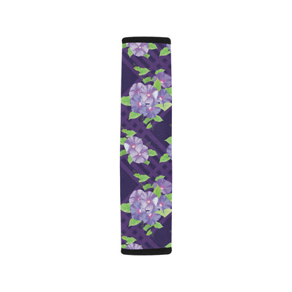Morning Glory Pattern Print Design MG03 Car Seat Belt Cover