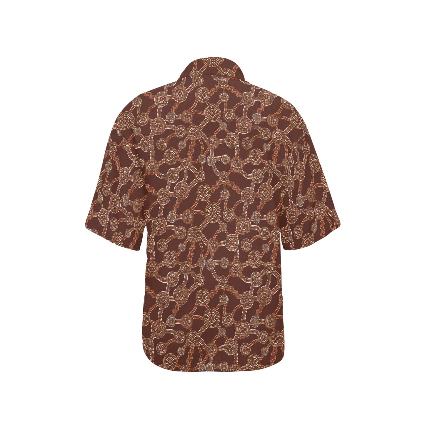 Aboriginal Pattern Print Design 03 Women's Hawaiian Shirt