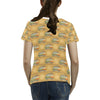 Hippie Van Print Design LKS304 Women's  T-shirt