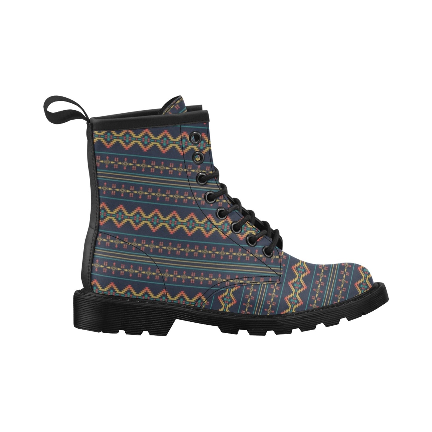 Southwest American Design Themed Print Women's Boots