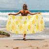 Honey Bee Honeycomb Print Design LKS3010 Beach Towel 32" x 71"